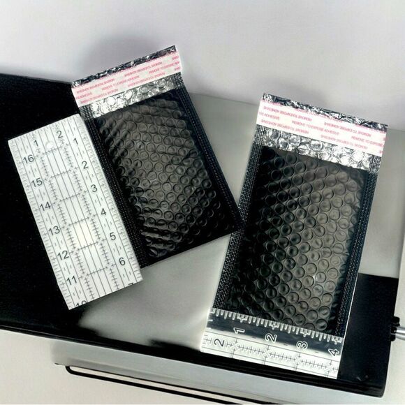 10 Bubble Mailers l 6”x 4” l 5 Black & 5 Pink or 10 Black l Home, Office, Closet - Picture 3 of 6